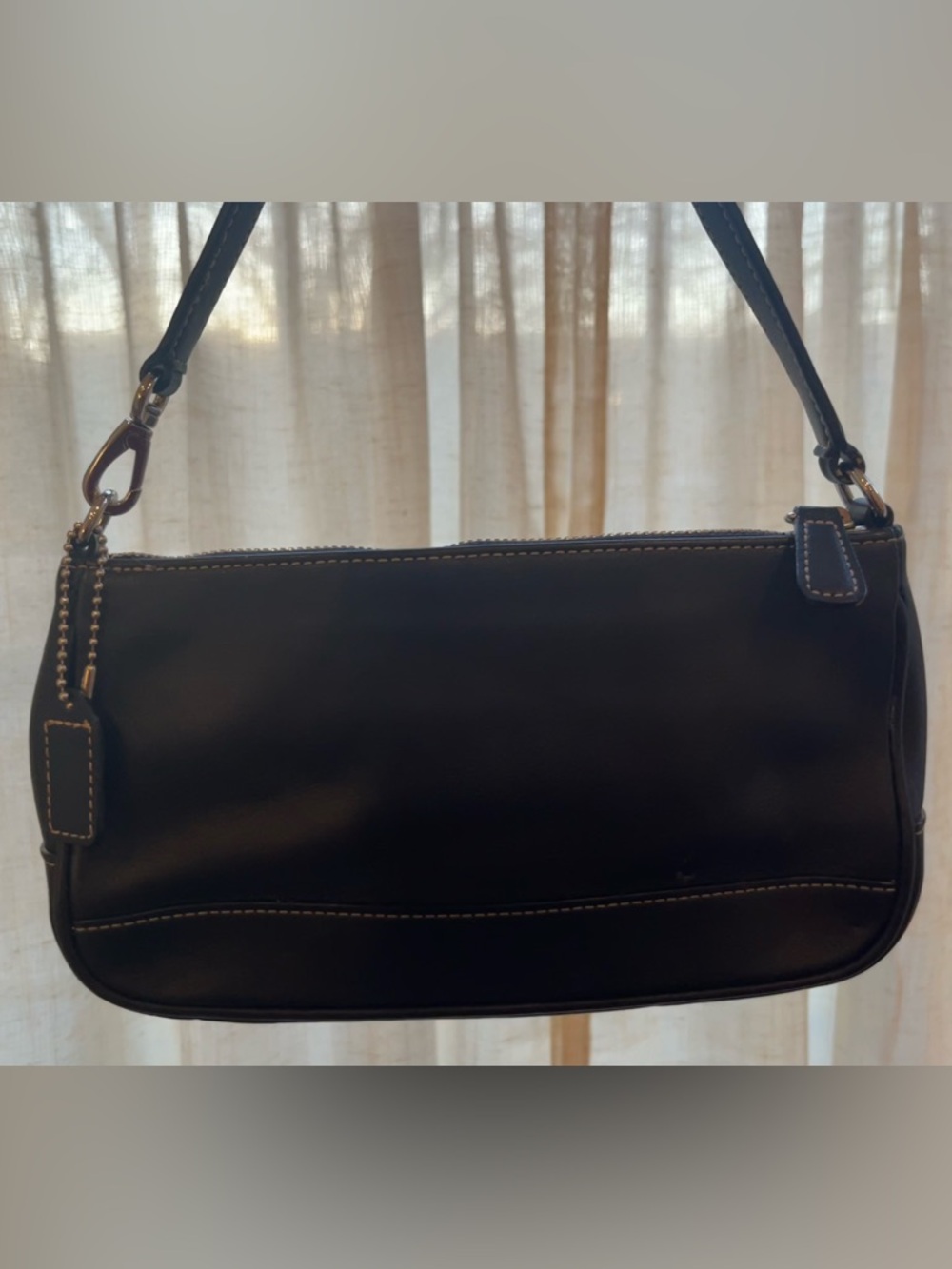 Coach Demi Shoulder Bag Black 7785 - Sleek Everyday Style